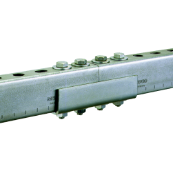 Channel connector hot-dip galvanised
