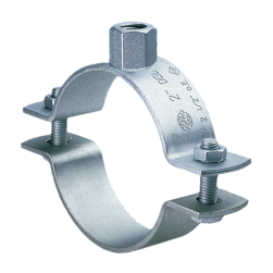 Single bossed clamps, heavy-duty version 