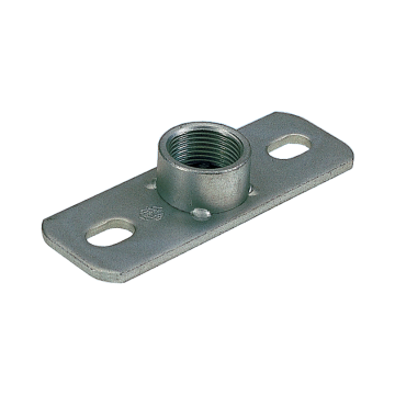 Base plates with connection socket 