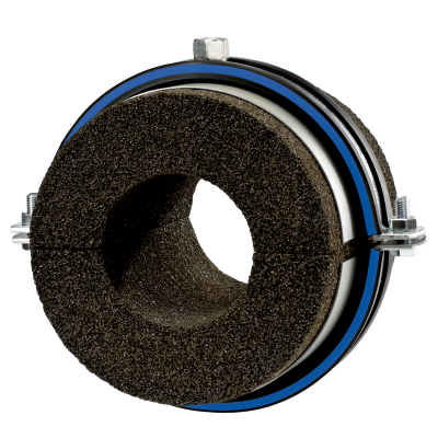 Foam glass pipe holders 