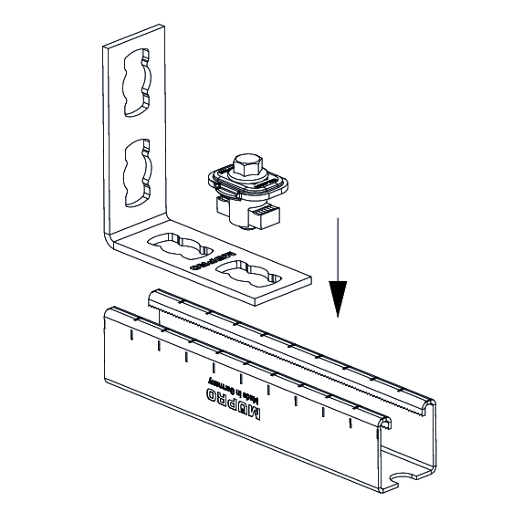 MÜPRO | MPR-Connection lock type S+ galvanised